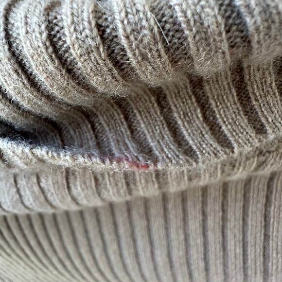 James Perse for Barney's Tan Cashmere Turtleneck Medium - Picture 6 of 6